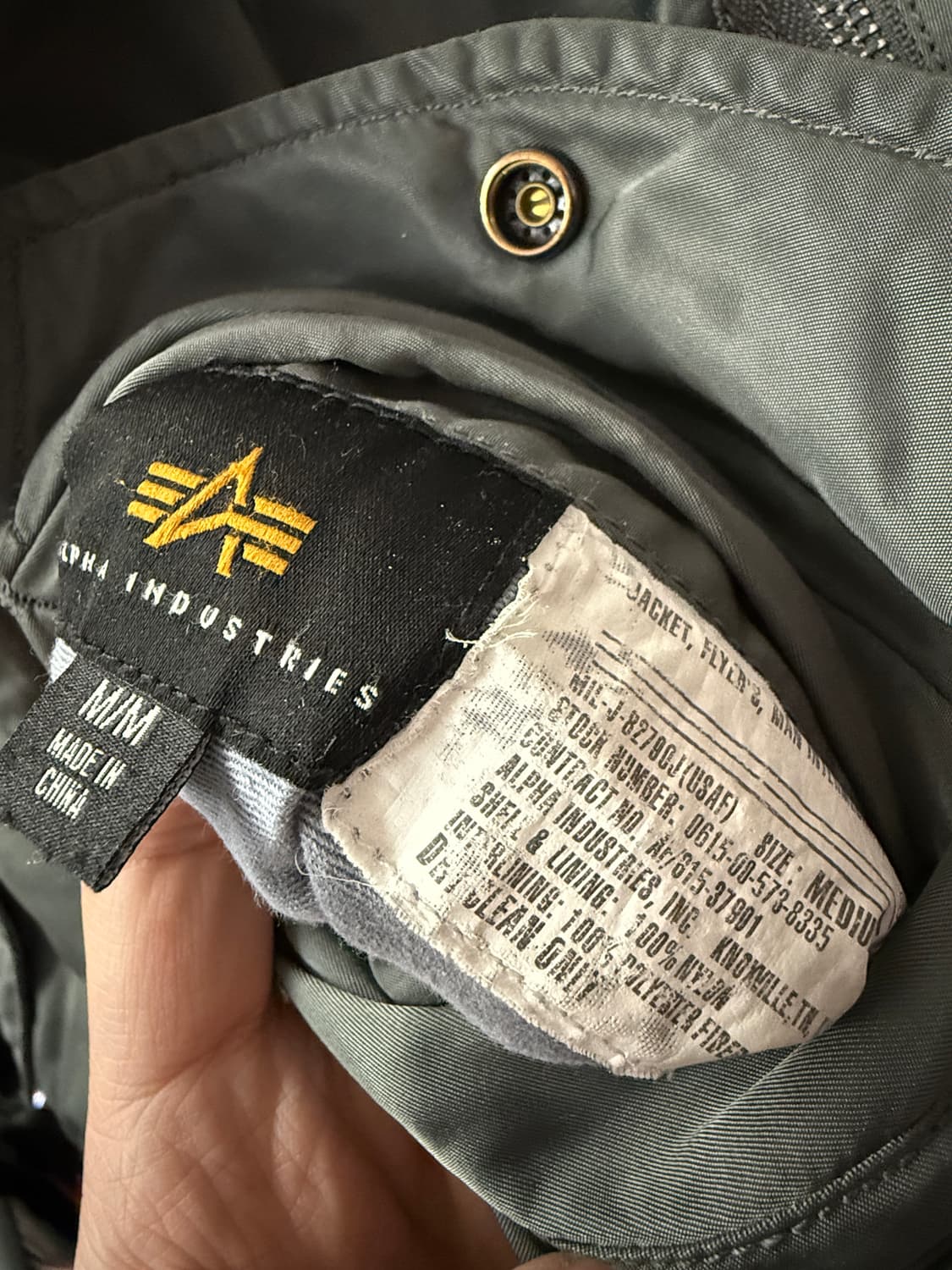 ALPHA MA-1 M사이즈 상품이미지6