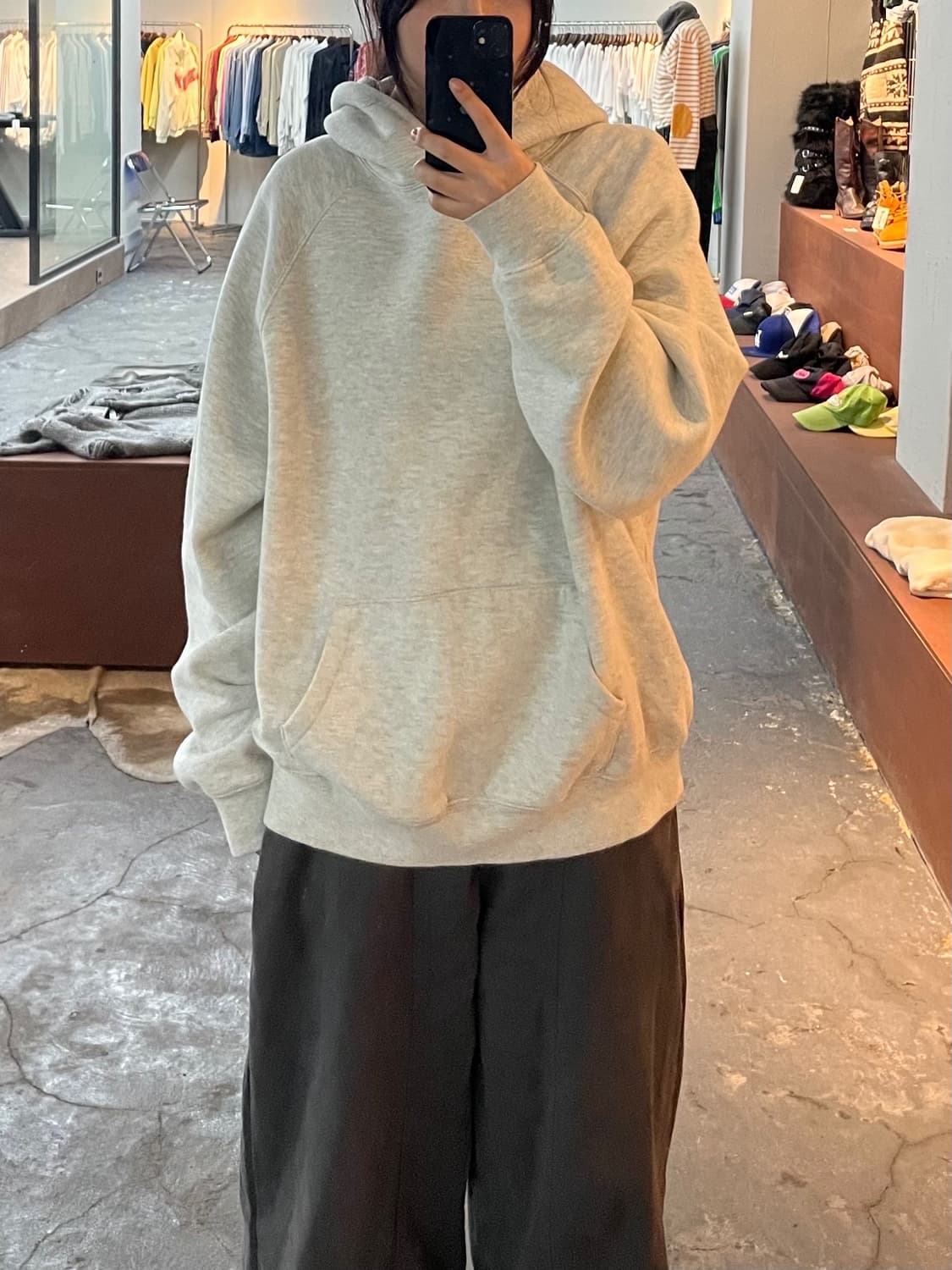 피어 오브 갓 에센셜 오트밀 후드티 H605 상품이미지2