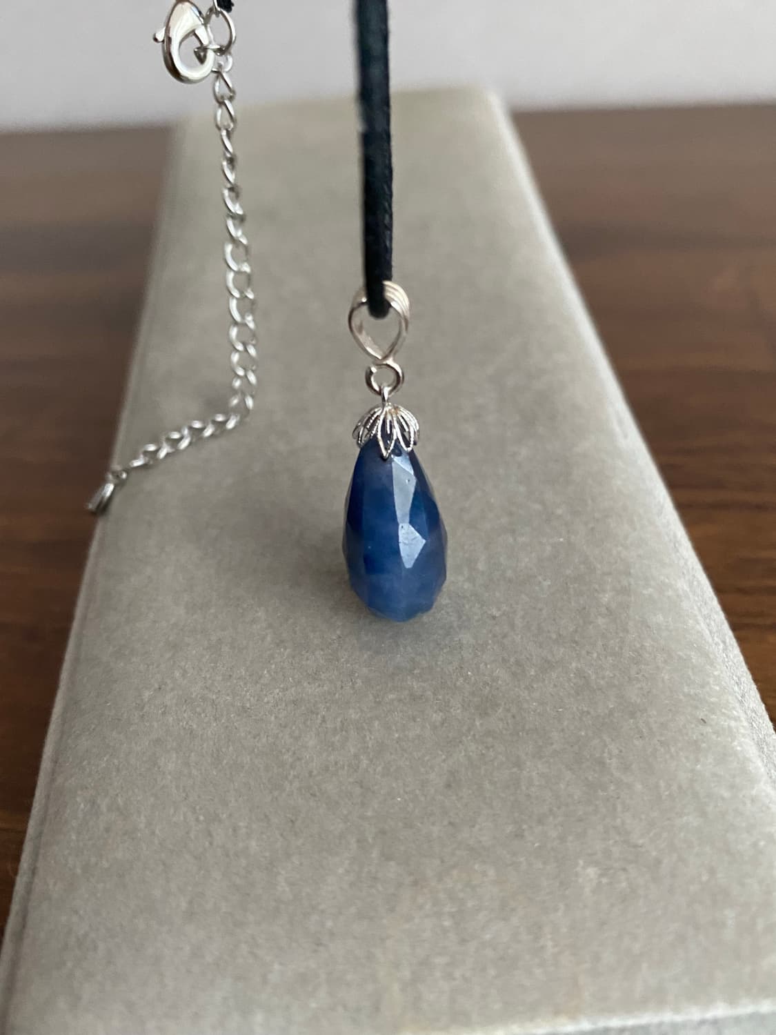 블루 원석 실버 펜던트 목걸이 상품이미지5