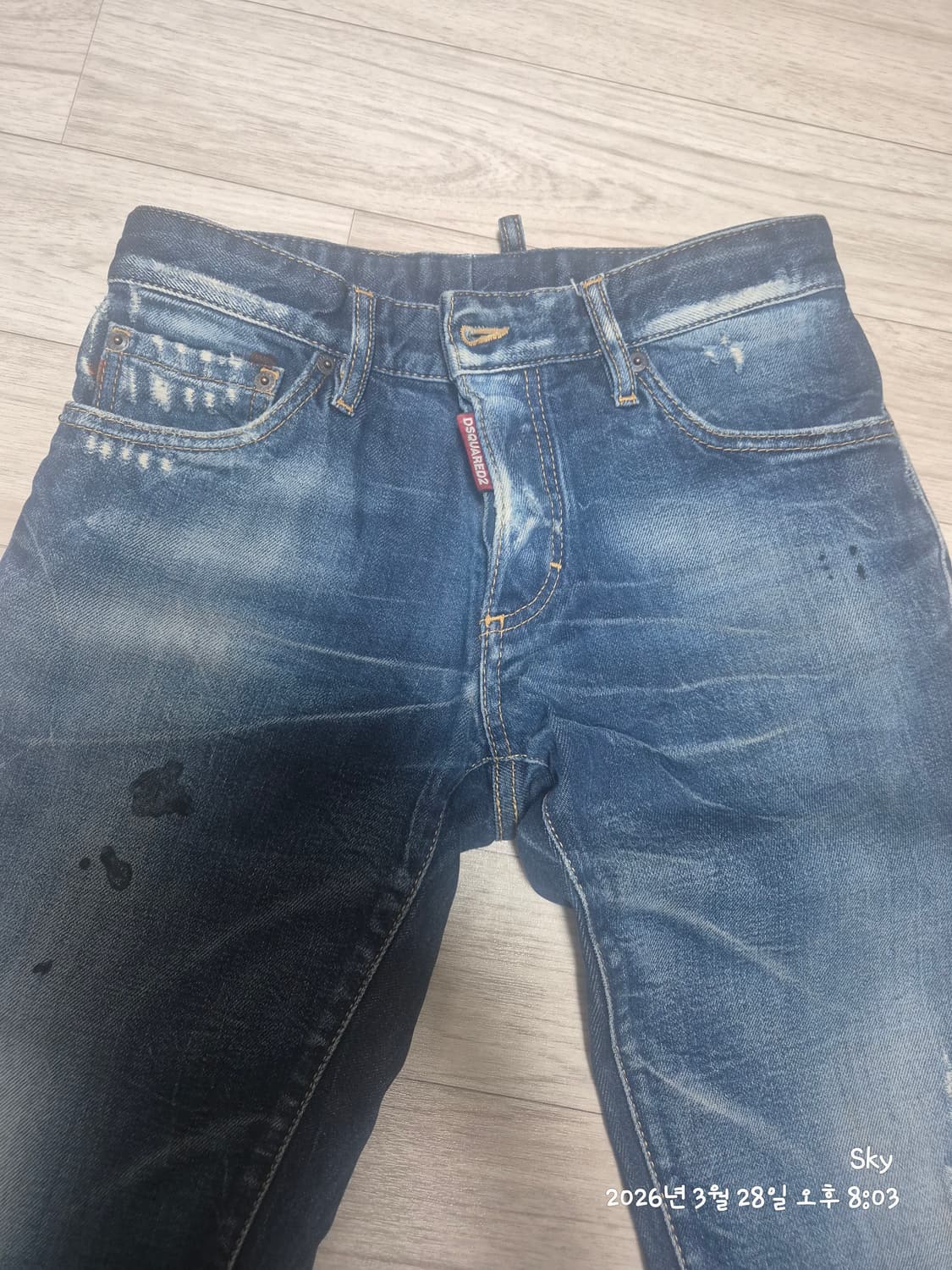 디스퀘어드 바지 팝니다. 상품이미지2