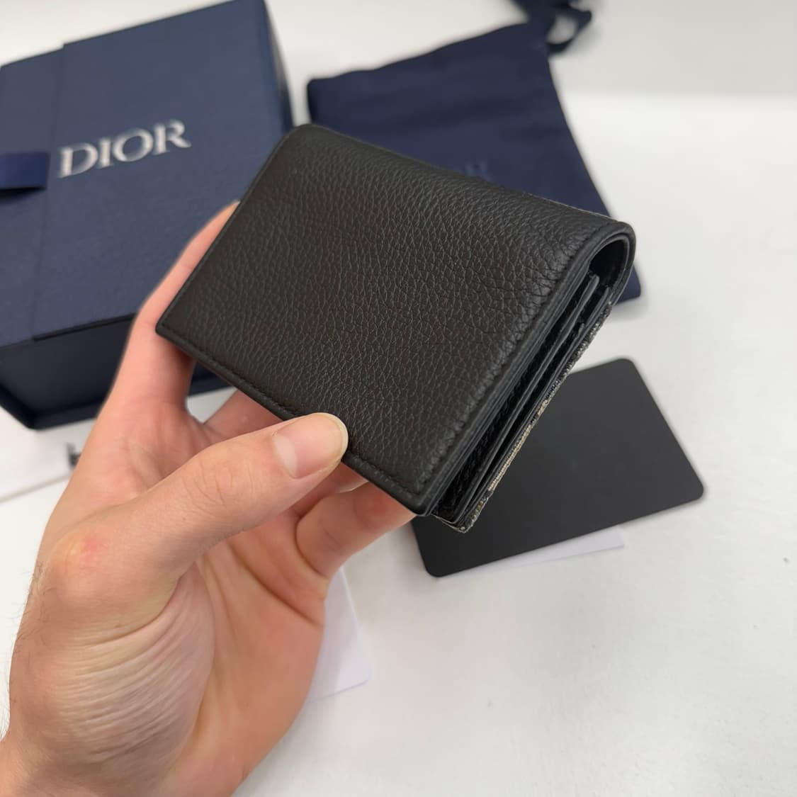 [풀박스] 디올 오블리크 새들 비즈니스 지갑 상품이미지4