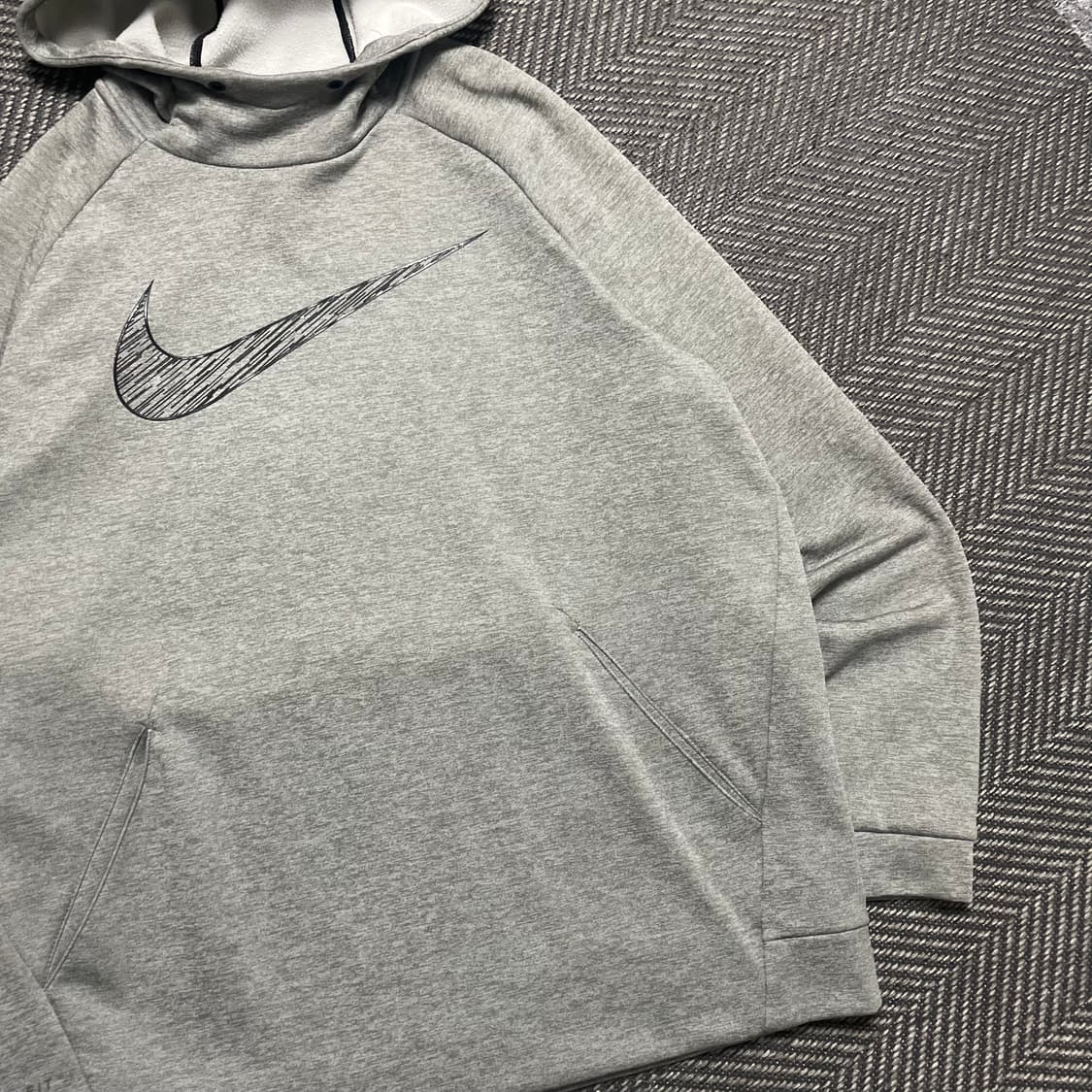 나이키 빅스우시 트레이닝 그레이 후드 티셔츠o 5299 상품이미지3