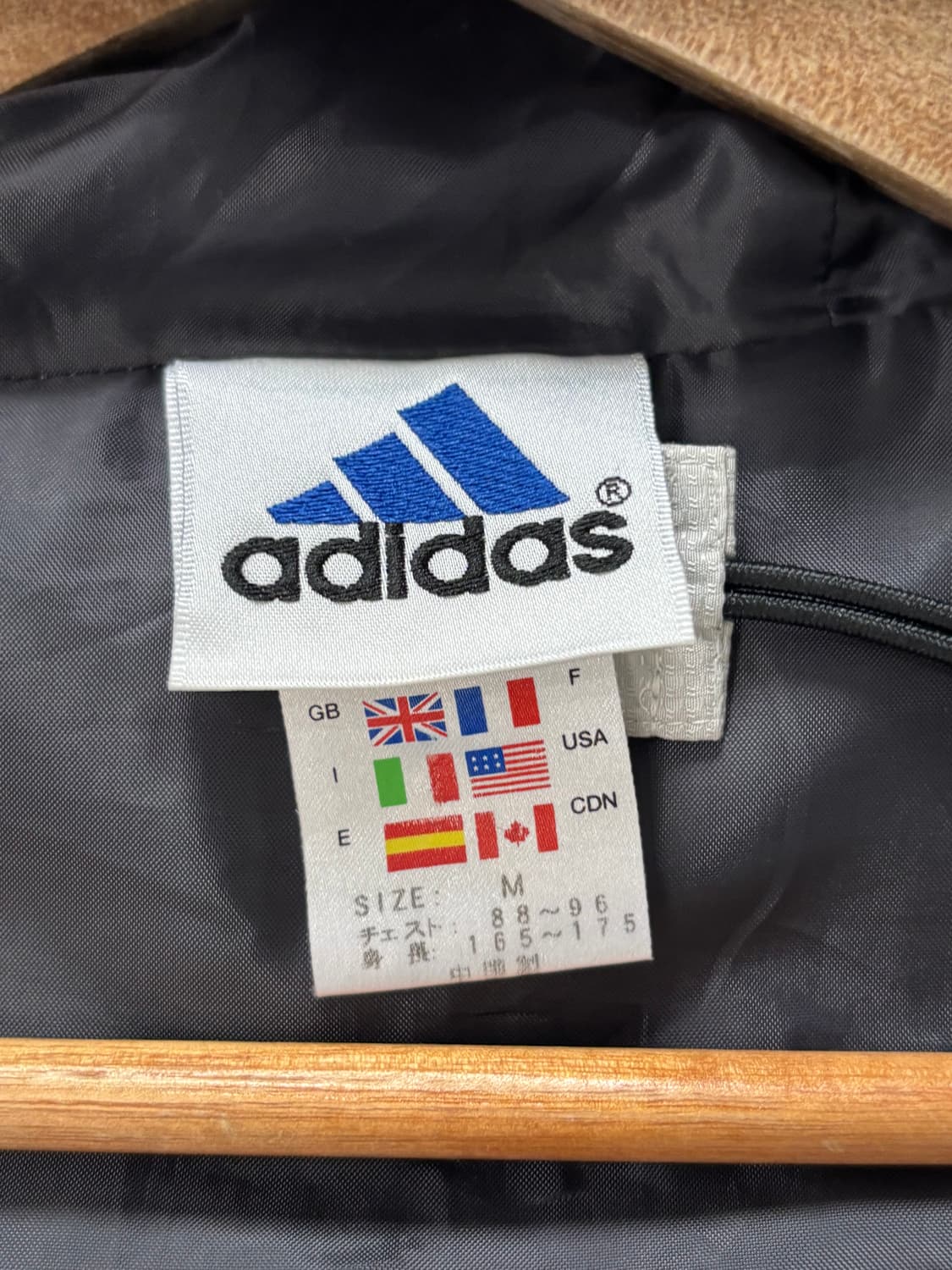 Adidas 올드 아디다스 사이드라인 영그레이 후드 바람막이 자켓  상품이미지7