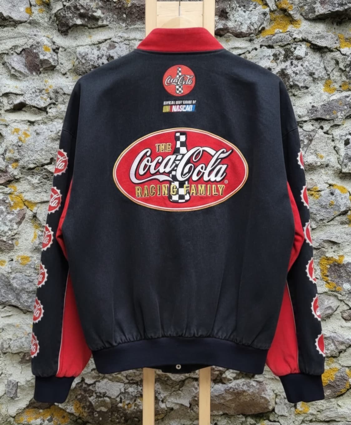 코카콜라 NASCAR 레이싱 자켓 블랙 레드 상품이미지2