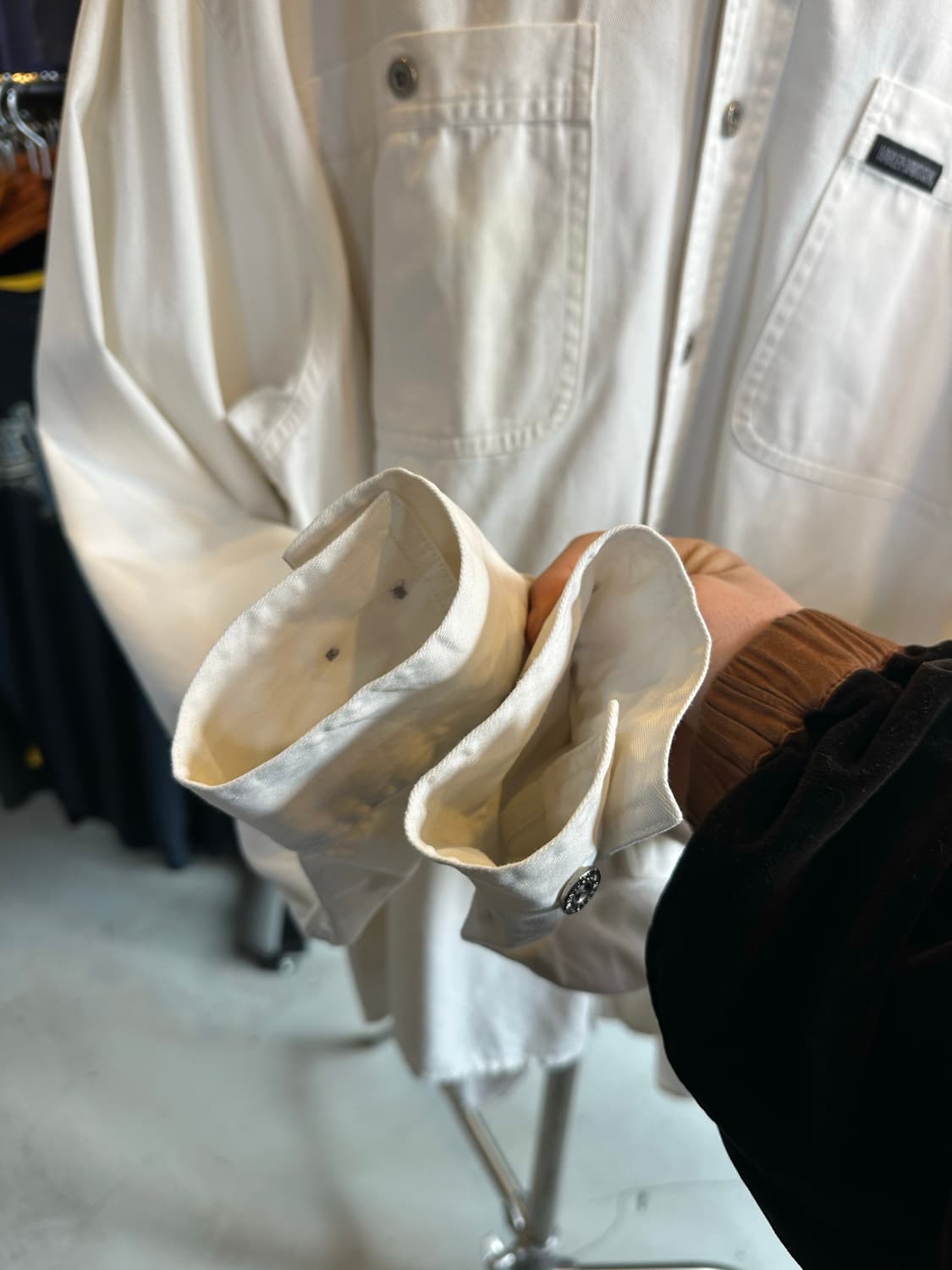 할리데이비슨 자수 화이트 셔츠 상품이미지5