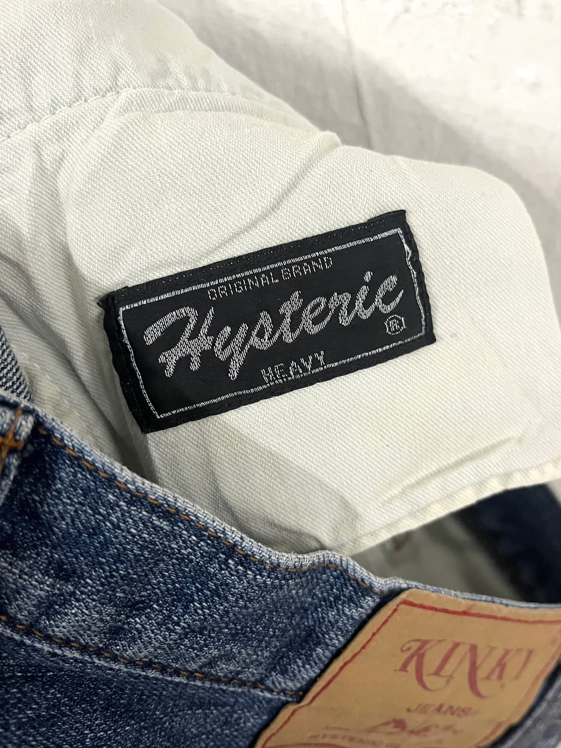 히스테릭 글래머 90s 패치워크 데님 스커트 상품이미지10