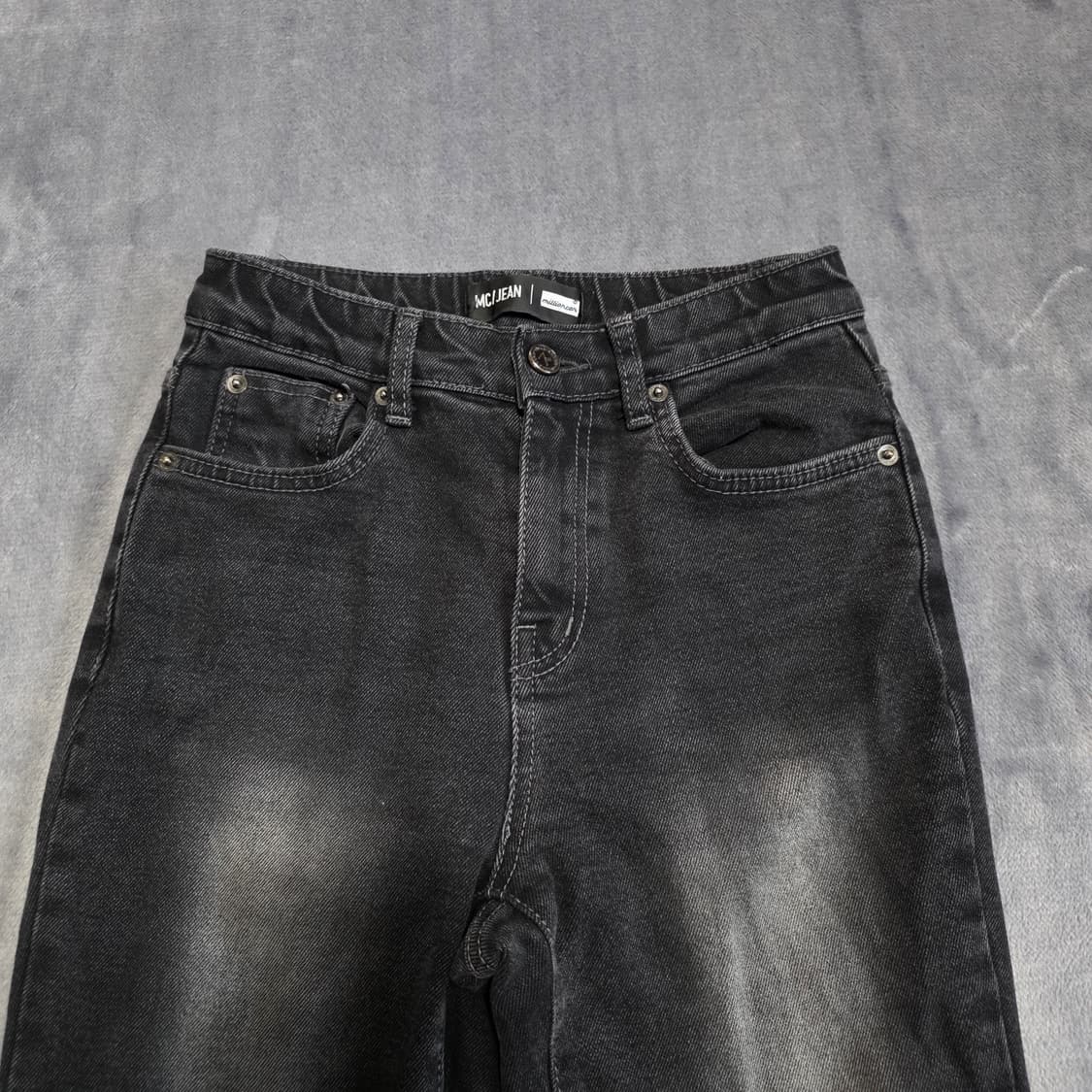 (S)여성 밀리언코르 부츠컷 블랙 데님 팬츠 상품이미지2