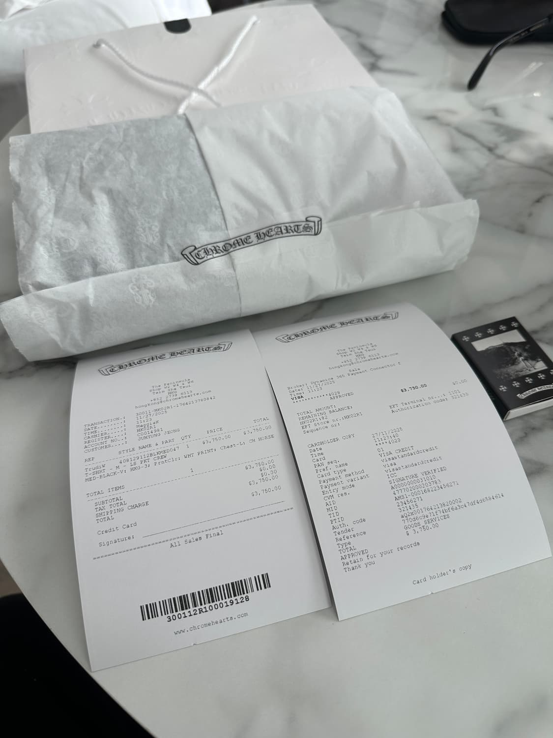 크롬하츠 롱슬리브 블랙 새상품 상품이미지3