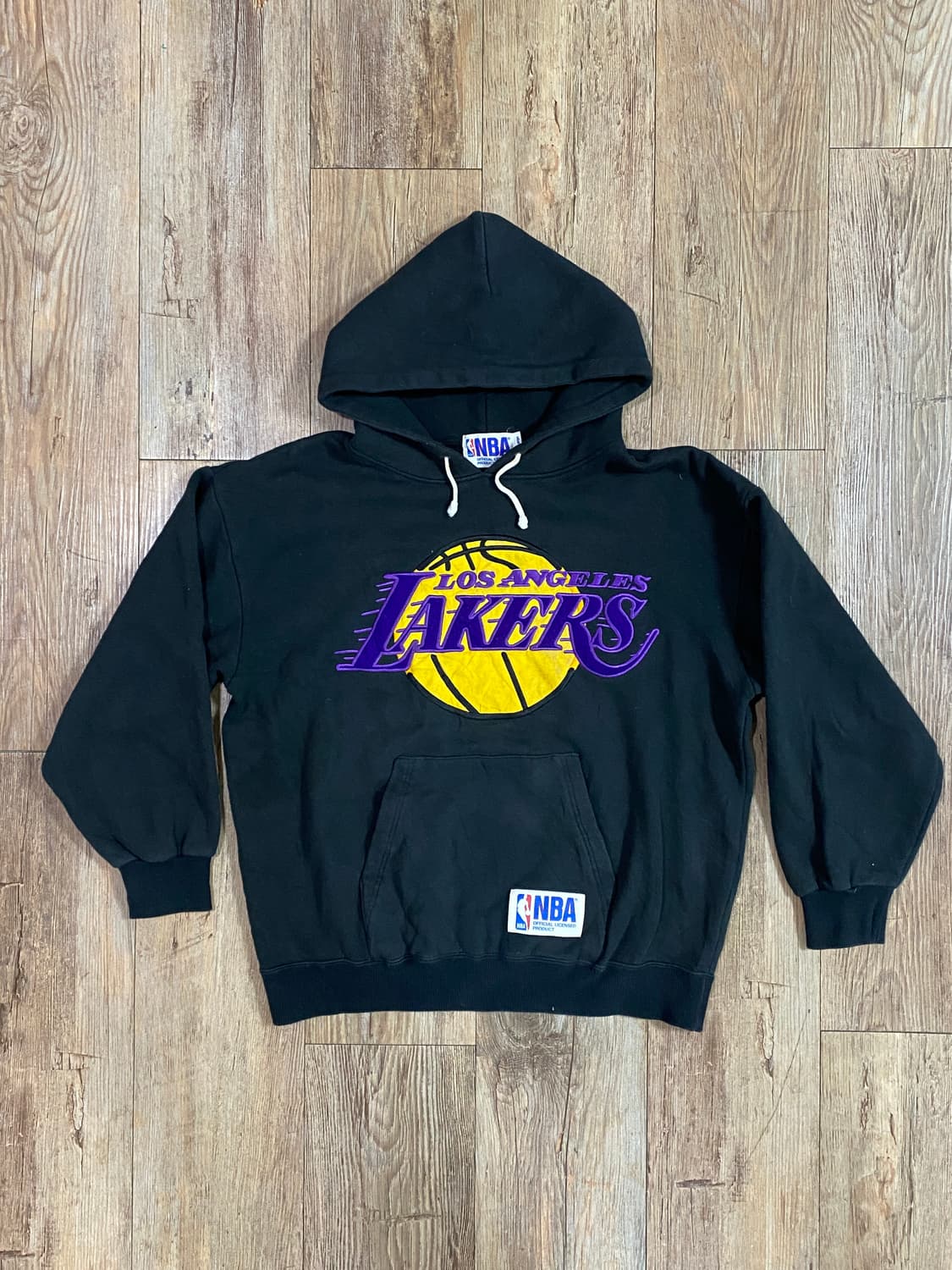 NBA 재팬 엘에이 레이커스 후드티 블랙 L 상품이미지1