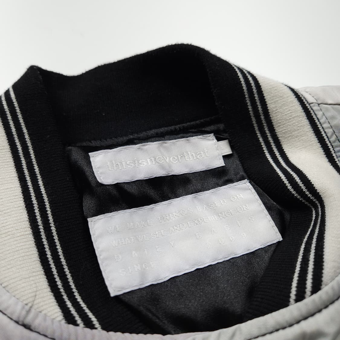 디스이즈네버댓 빅로고 바시티 자켓 에어포트 (L) 상품이미지6