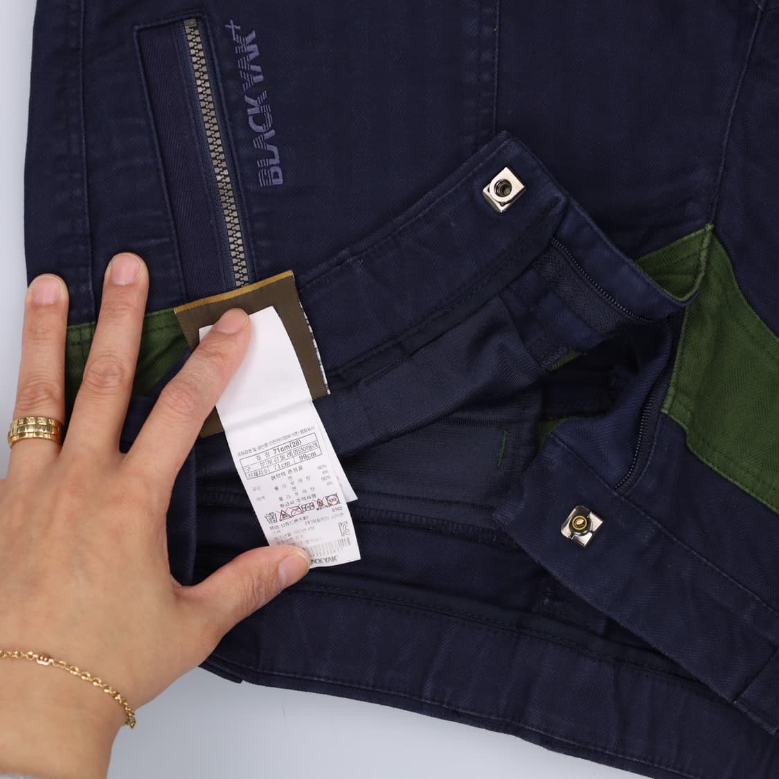 28 블랙야크 코튼 일자팬츠 0408H1 상품이미지5