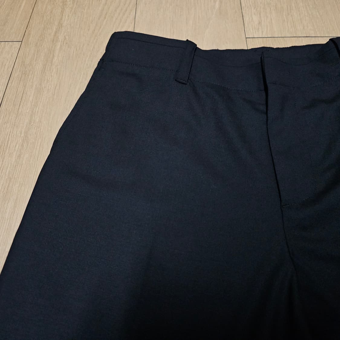 타임옴므 블랙 남성슬랙스 릴렉스 크롭팬츠 32 상품이미지5