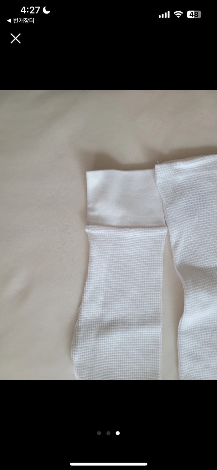 여성 폴로 랄프로렌 슬림핏 와플 티셔츠 맨투맨 상품이미지2