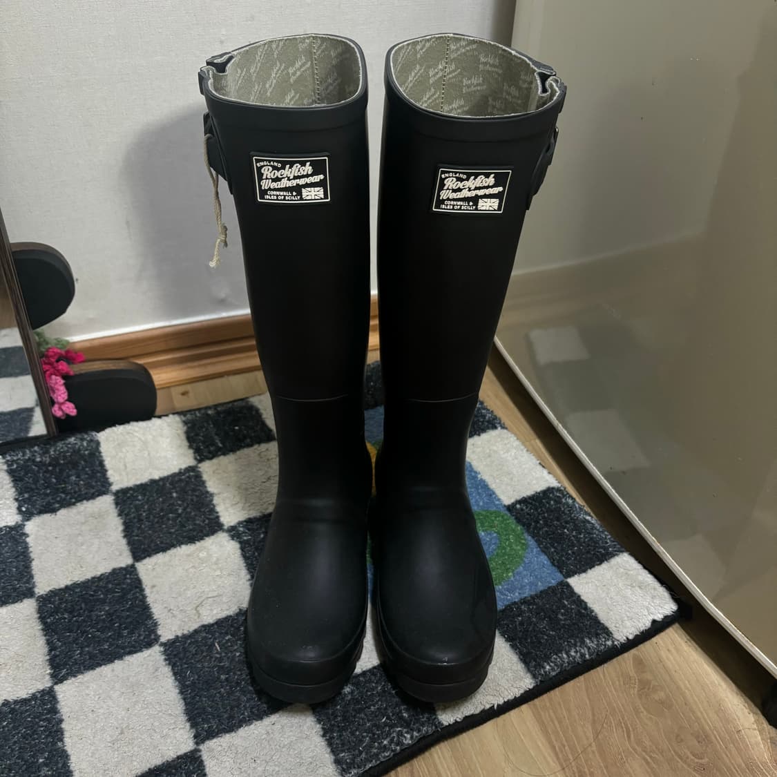 락피쉬 웨더웨어 레인부츠 블랙 색상 235mm 상품이미지1