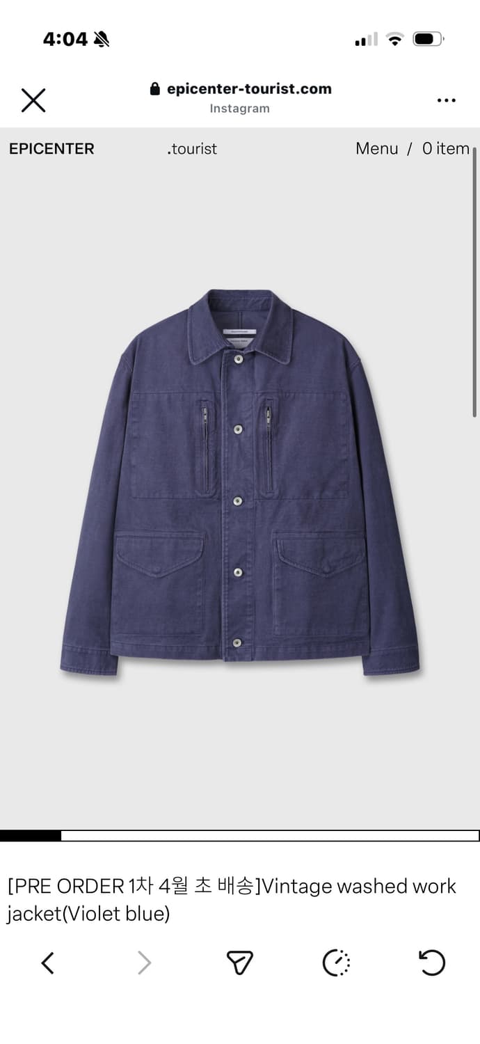 ( 구매 ) 에피센터 워크자켓 m사이즈 구매합니다 !!! 상품이미지1