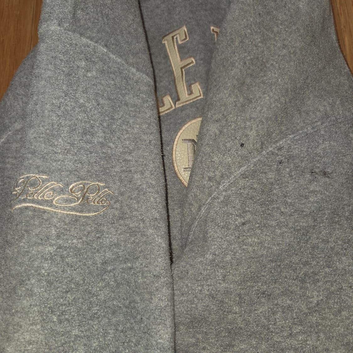 PELLE PELLE 펠레펠레 빅로고 플리스 후드 집업 (실2XL) 상품이미지4