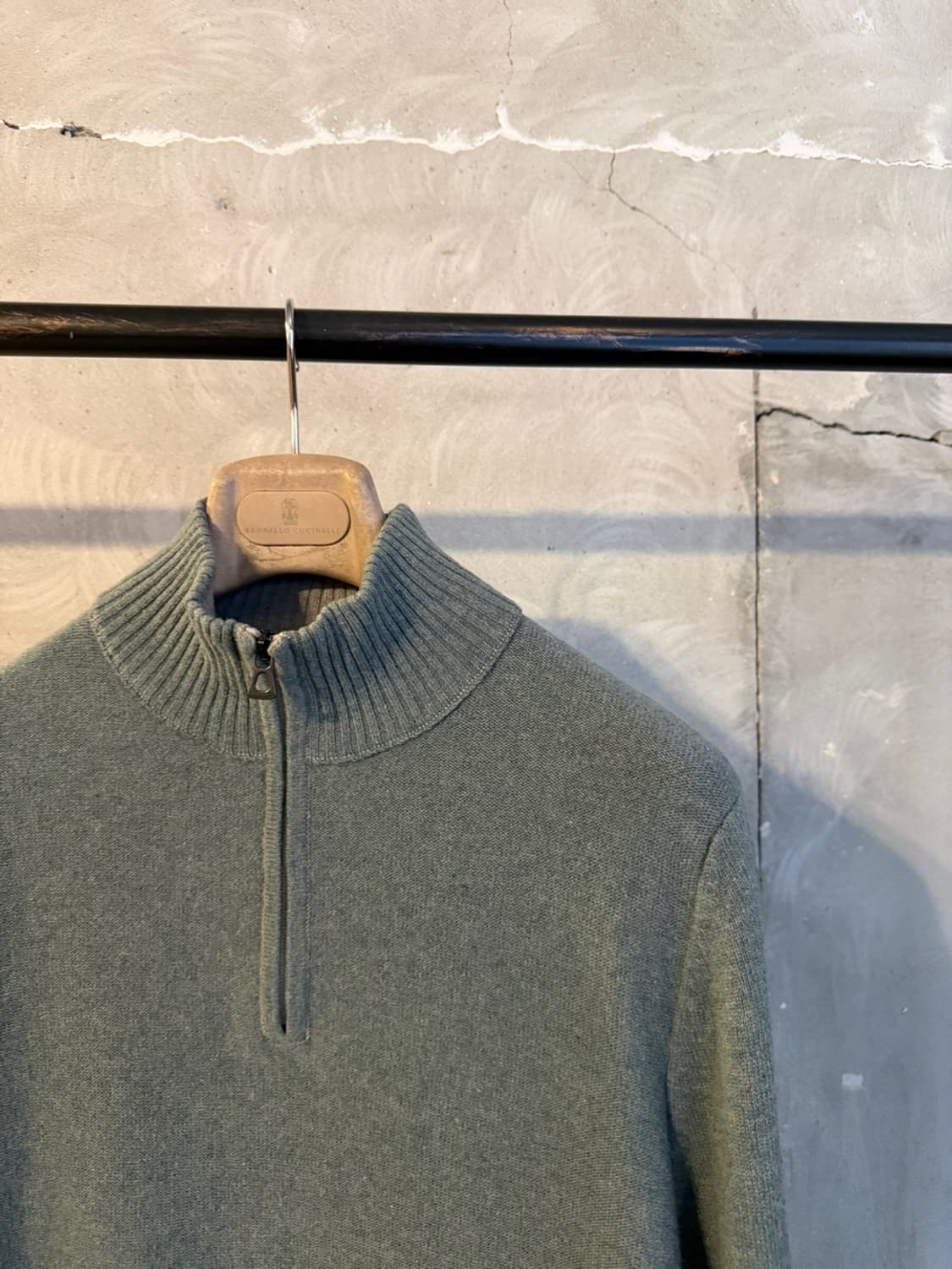 휴고보스 램스울 짚업 니트 100~105 상품이미지7