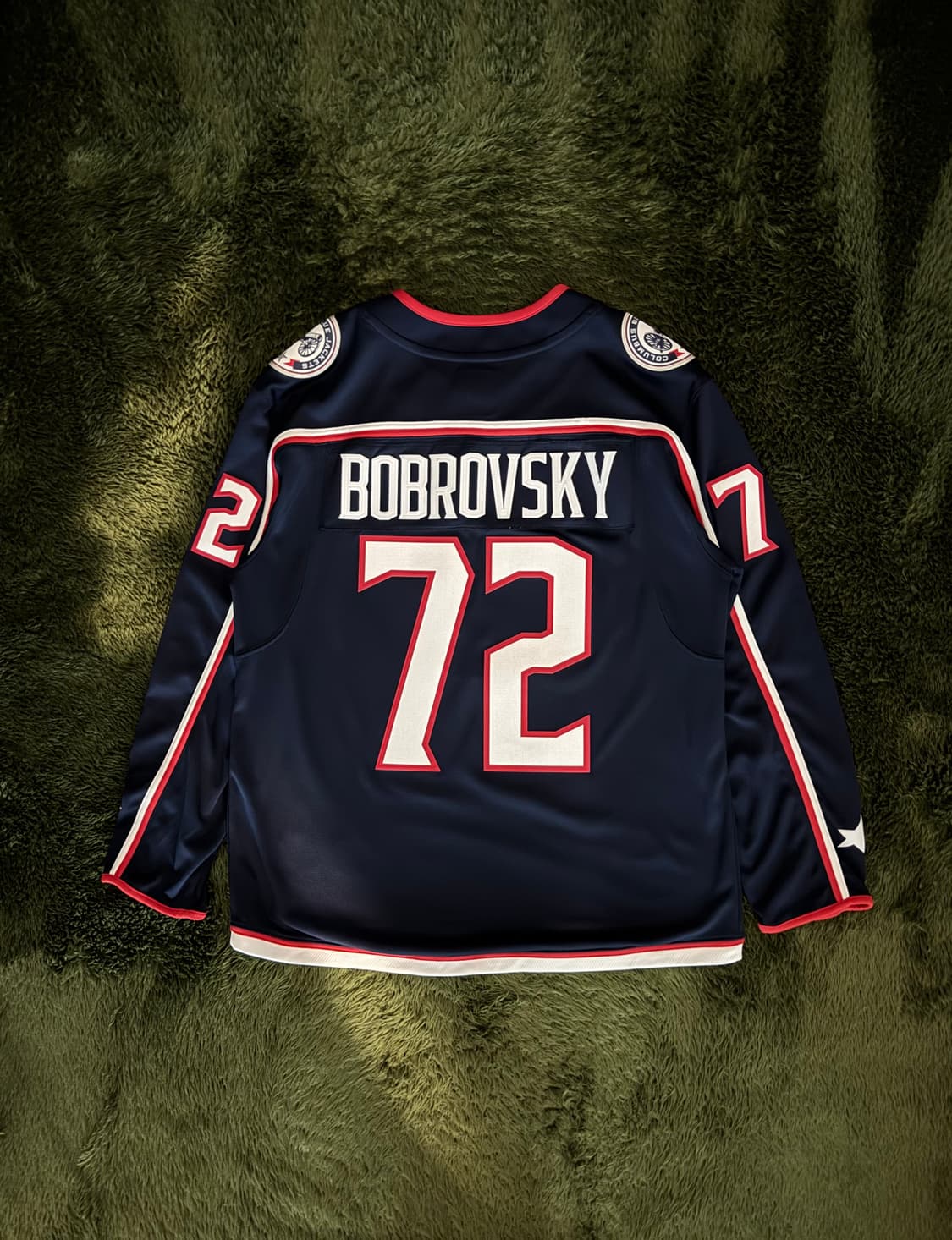 [M] 파나틱스 콜럼버스 블루재키츠 보브로프스키 72 NHL 하키 져지 상품이미지7