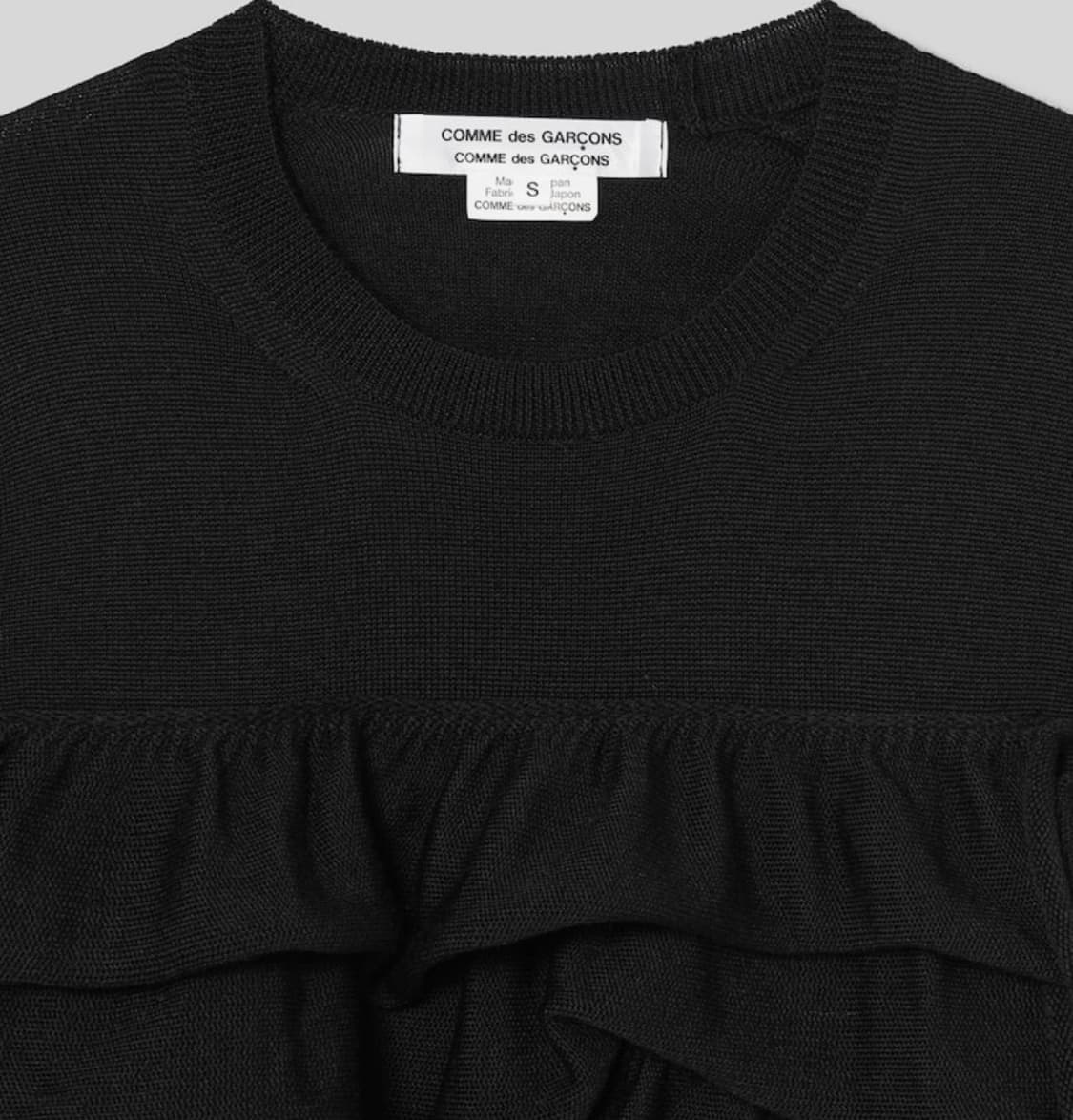 꼼데가르송 울 프릴 니트 M 상품이미지2