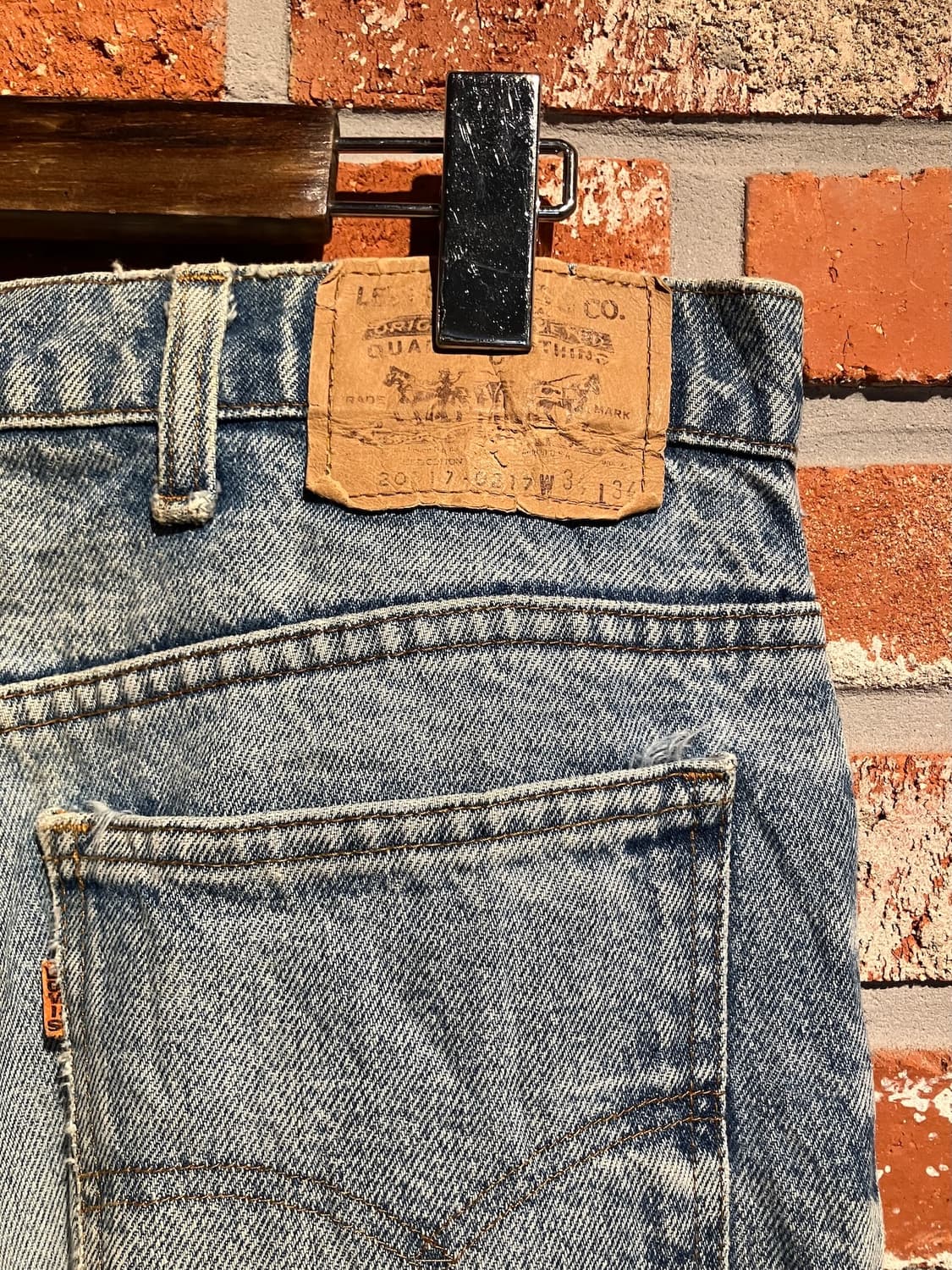 80s USA 빈티지 리바이스 517 부츠컷 데님 팬츠 상품이미지6