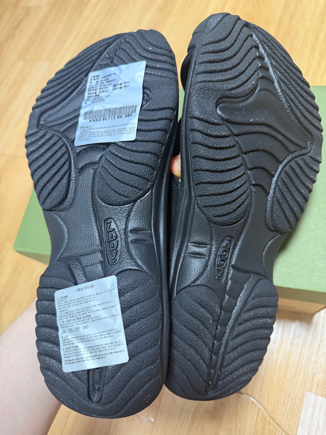 [새상품] 킨 와이메아 플립플랍 블랙 260mm / 킨 쪼리 keen 상품이미지2