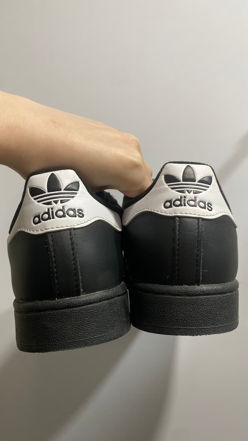아디다스 슈퍼스타 블랙 화이트 250 상품이미지3