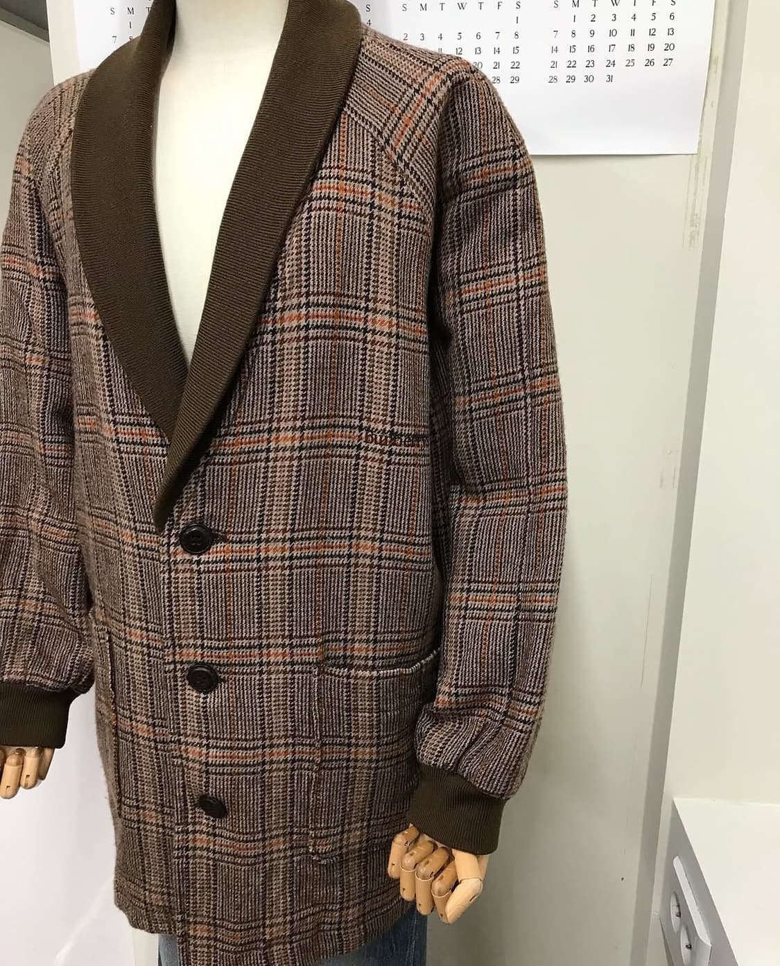 버버리 로고 체크 누빔 코트 상품이미지8