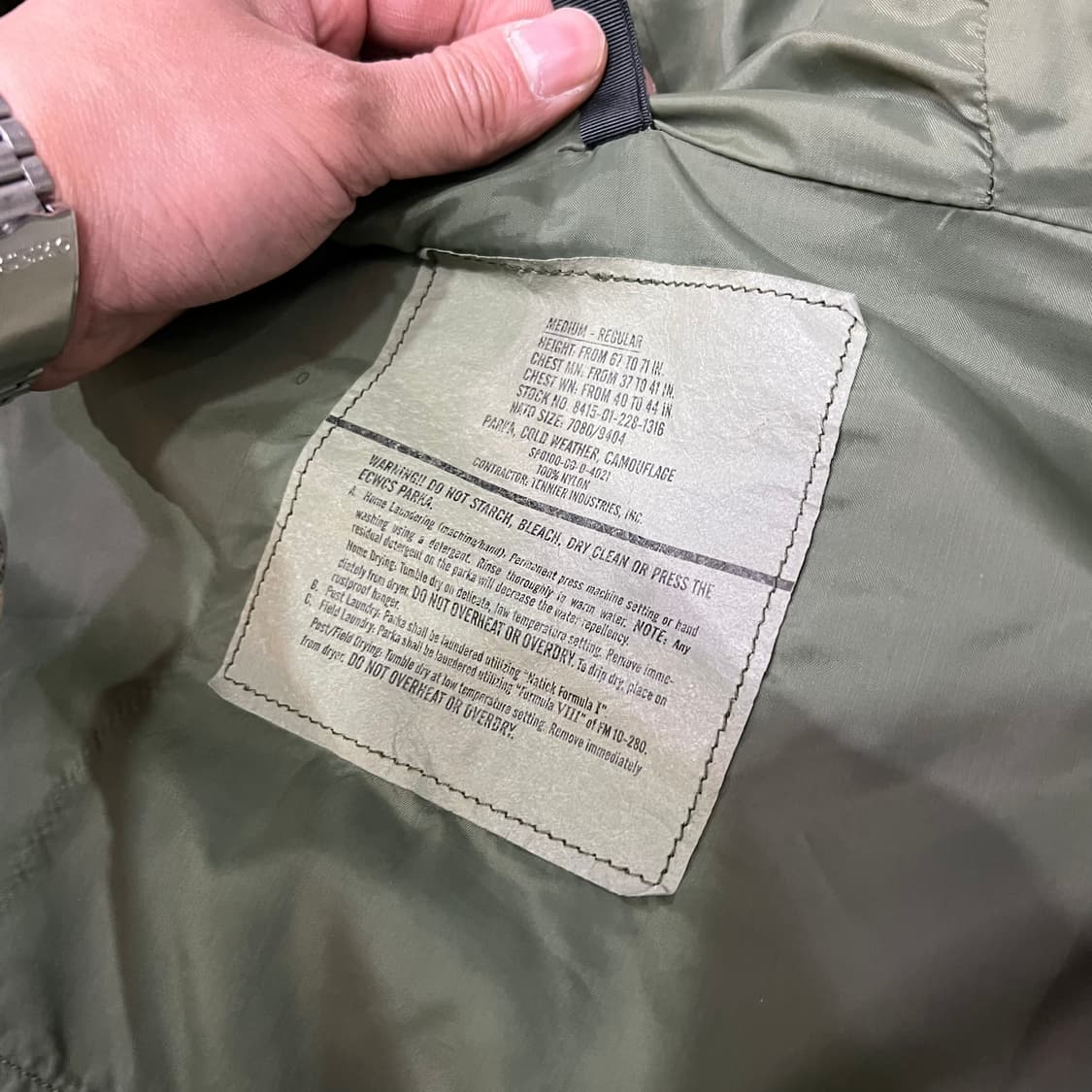  오리지널 우드랜드 고어택스 자켓 y15662 상품이미지7