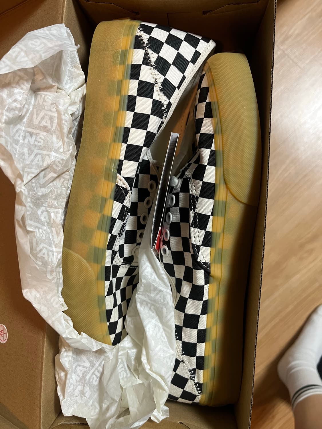 (280) 반스 어센틱 SF 에코 띠어리 화이트 Vans 상품이미지3