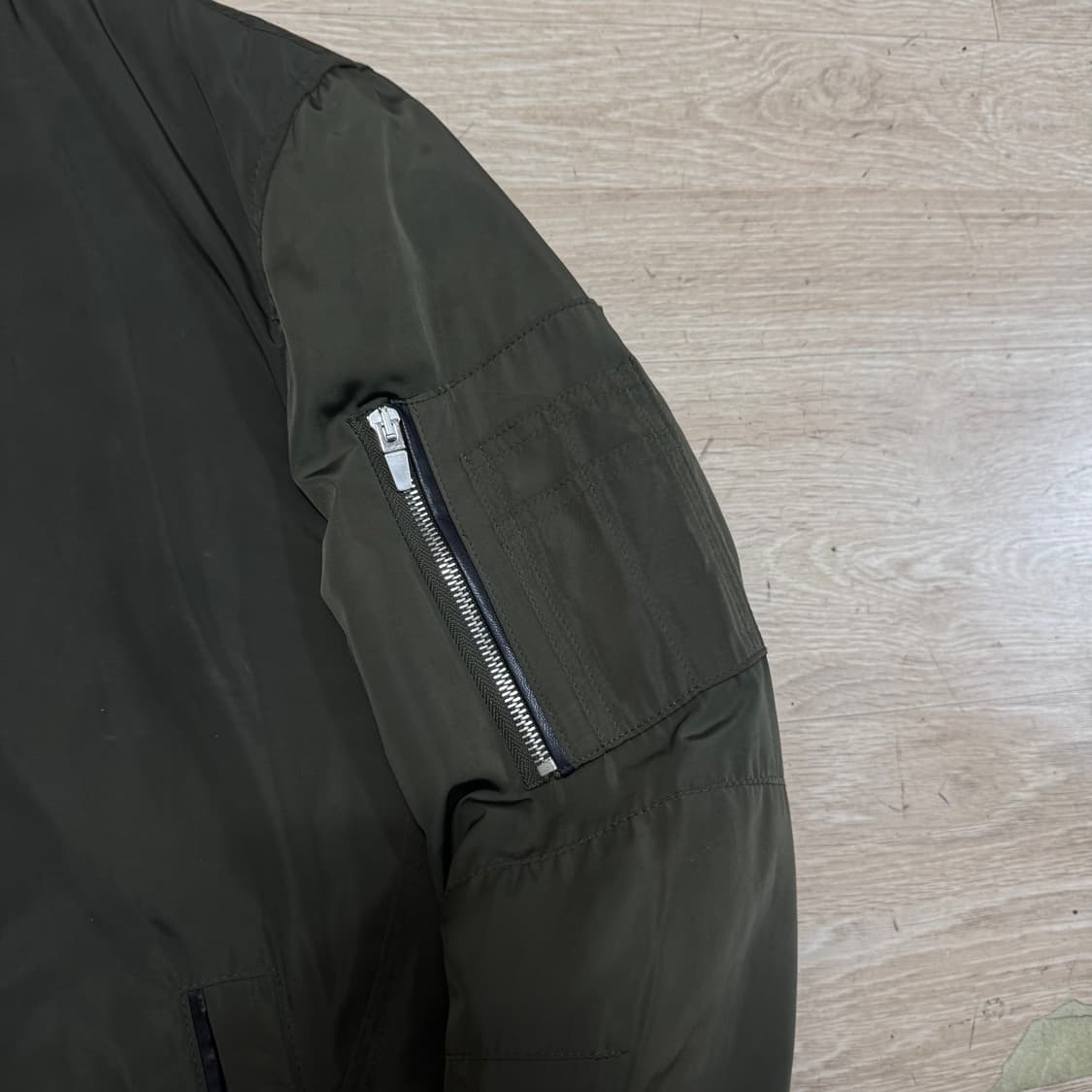 자라 ma-1 사이드포켓 항공점퍼 M/95 상품이미지4