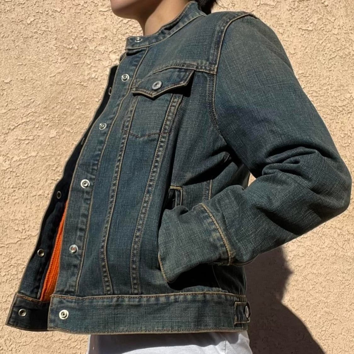 갭 오렌지니트 데님자켓 상품이미지8