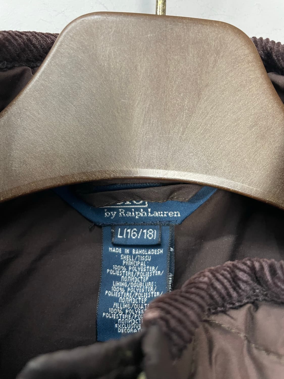 폴로 랄프로렌 브라운 퀄팅 자켓 H1354 상품이미지5