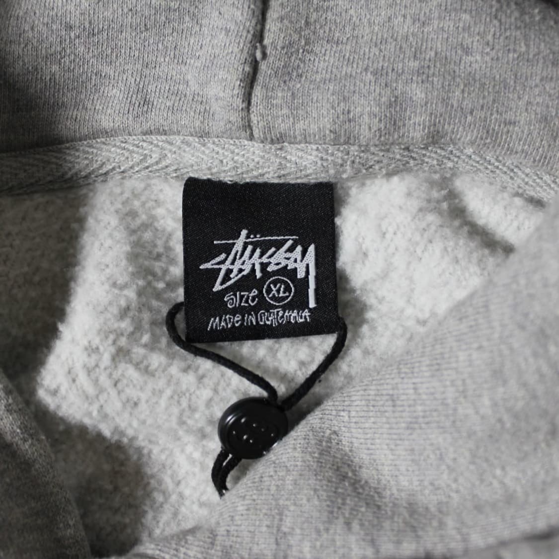 Stussy 스투시 그레이 기모 후드티 상품이미지5