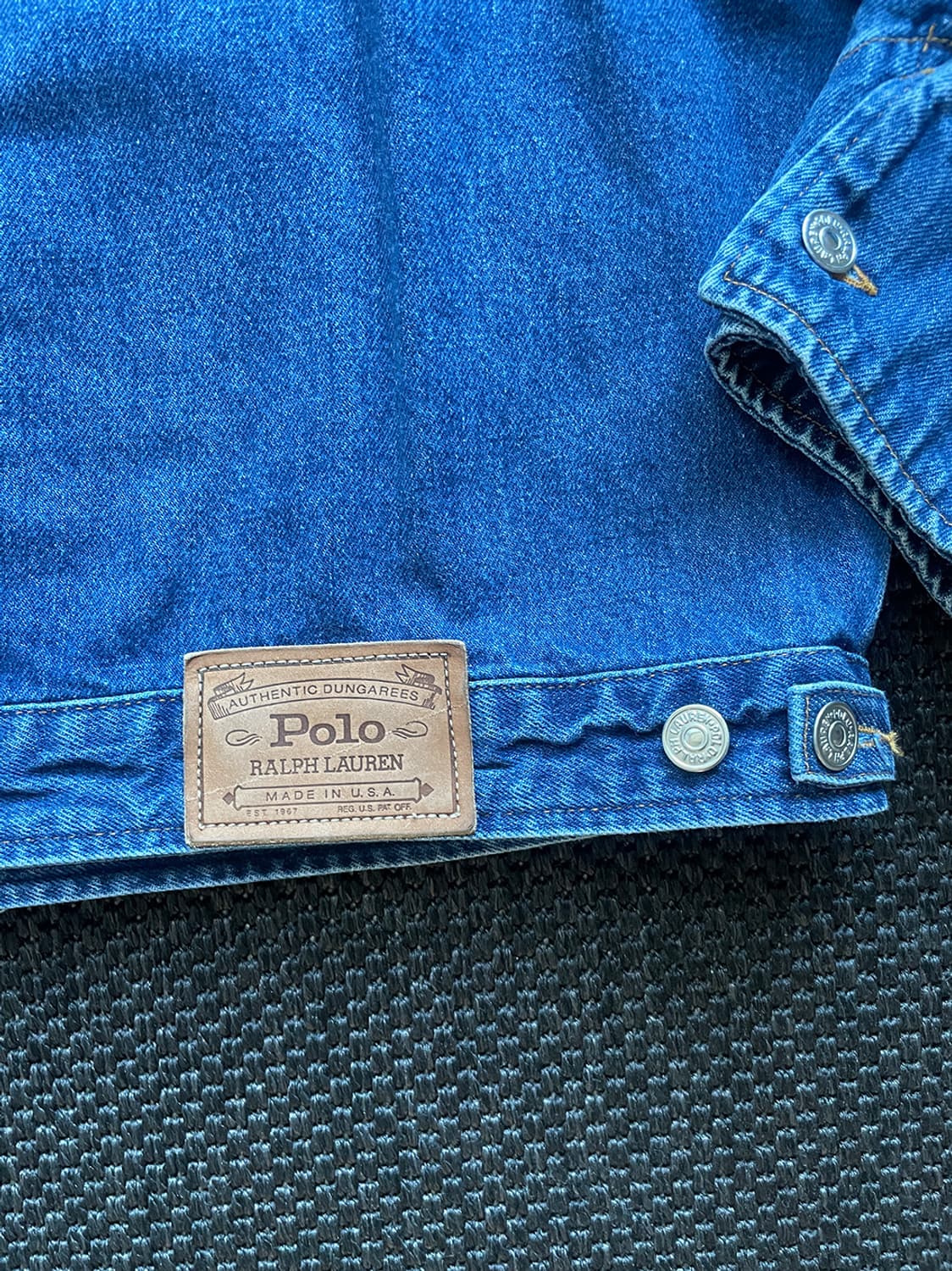 USA 폴로 던가리 데님 트러커 자켓 상품이미지9