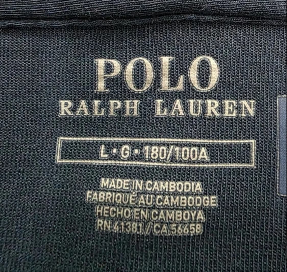 폴로 랄프로렌 네이비 후드 집업 100 상품이미지8