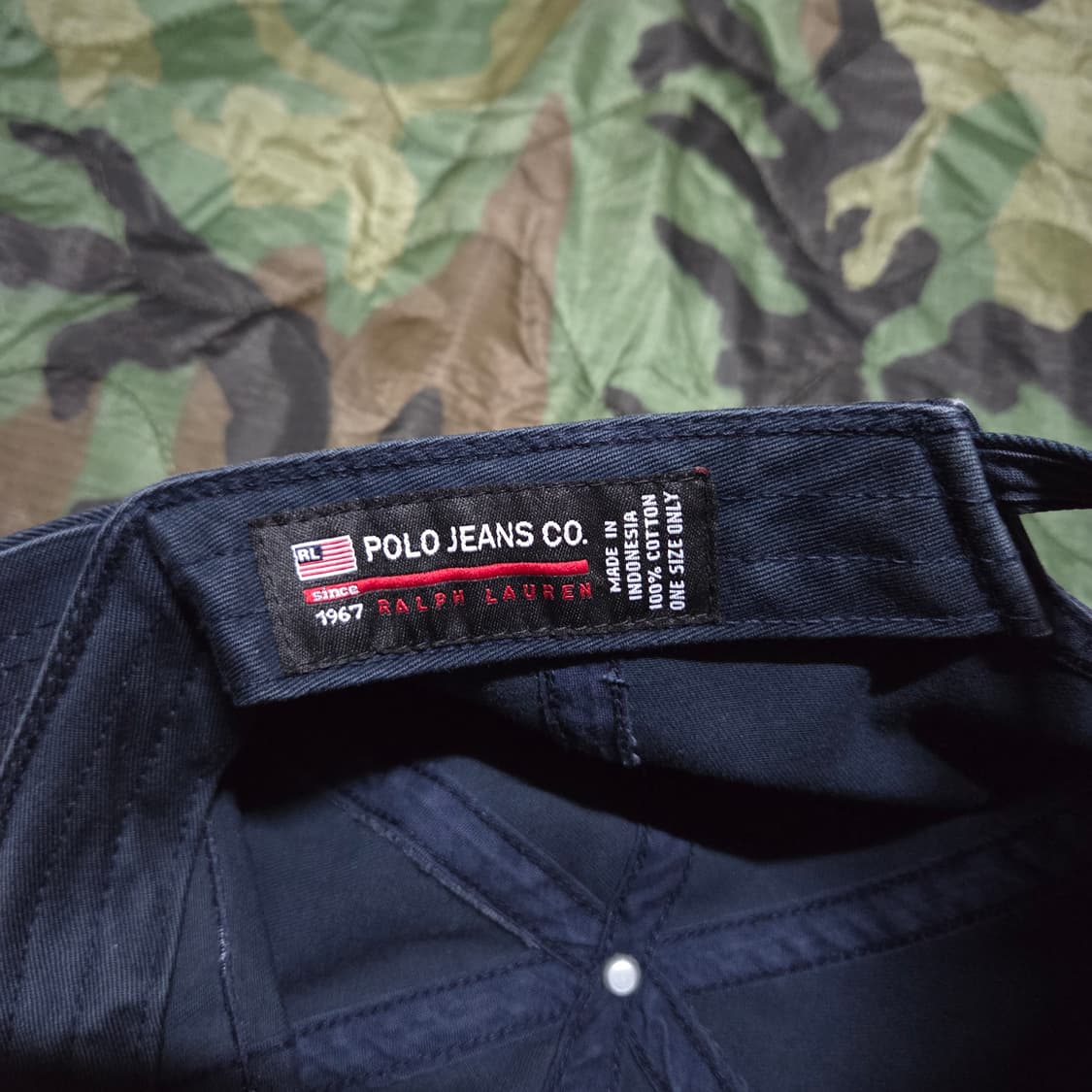 00s Vintage Polo Jeans Co. Ball Cap 폴로진스 상품이미지7