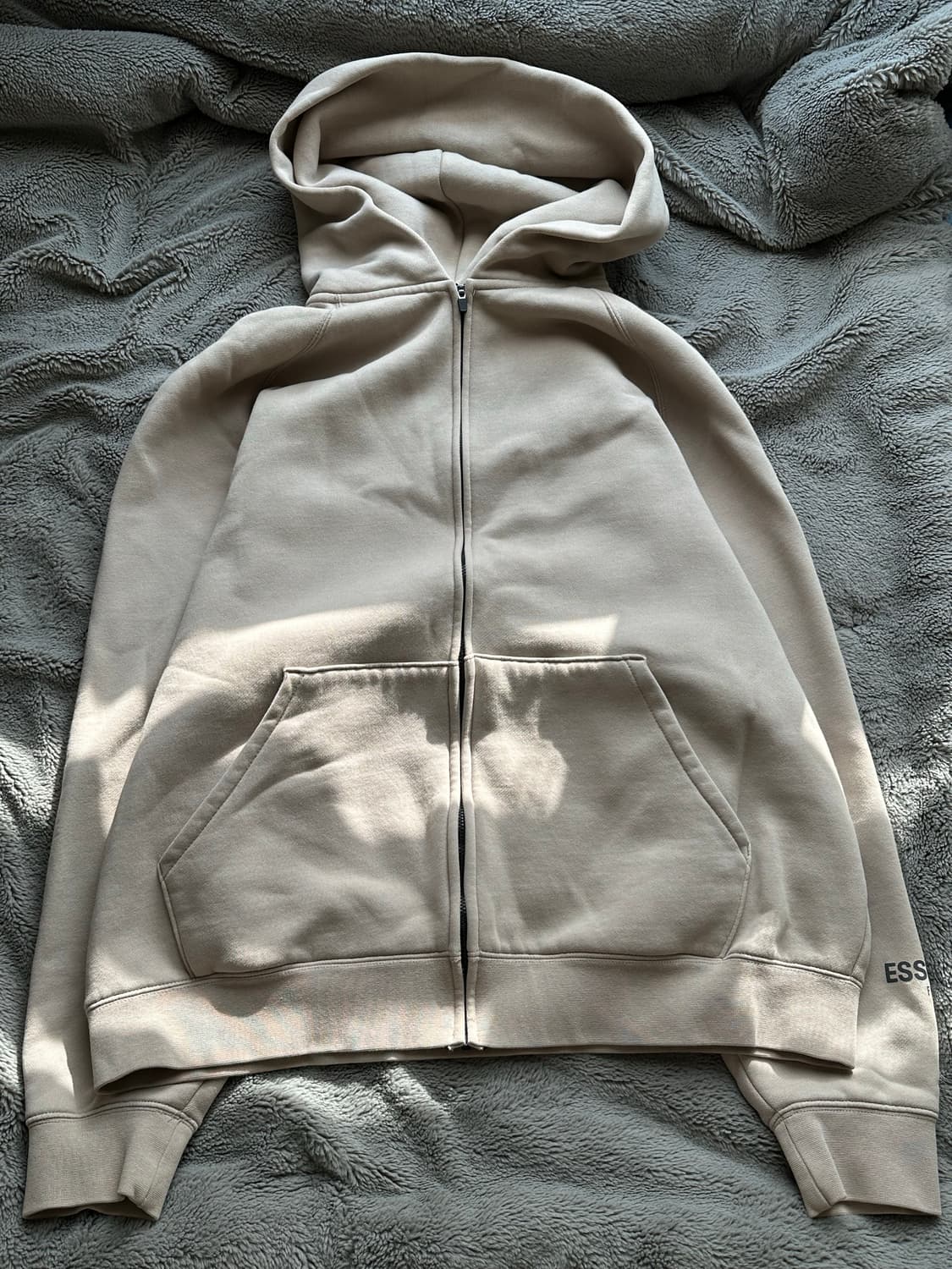 (M) 에센셜 essentials 백로고 후드집업 상품이미지2