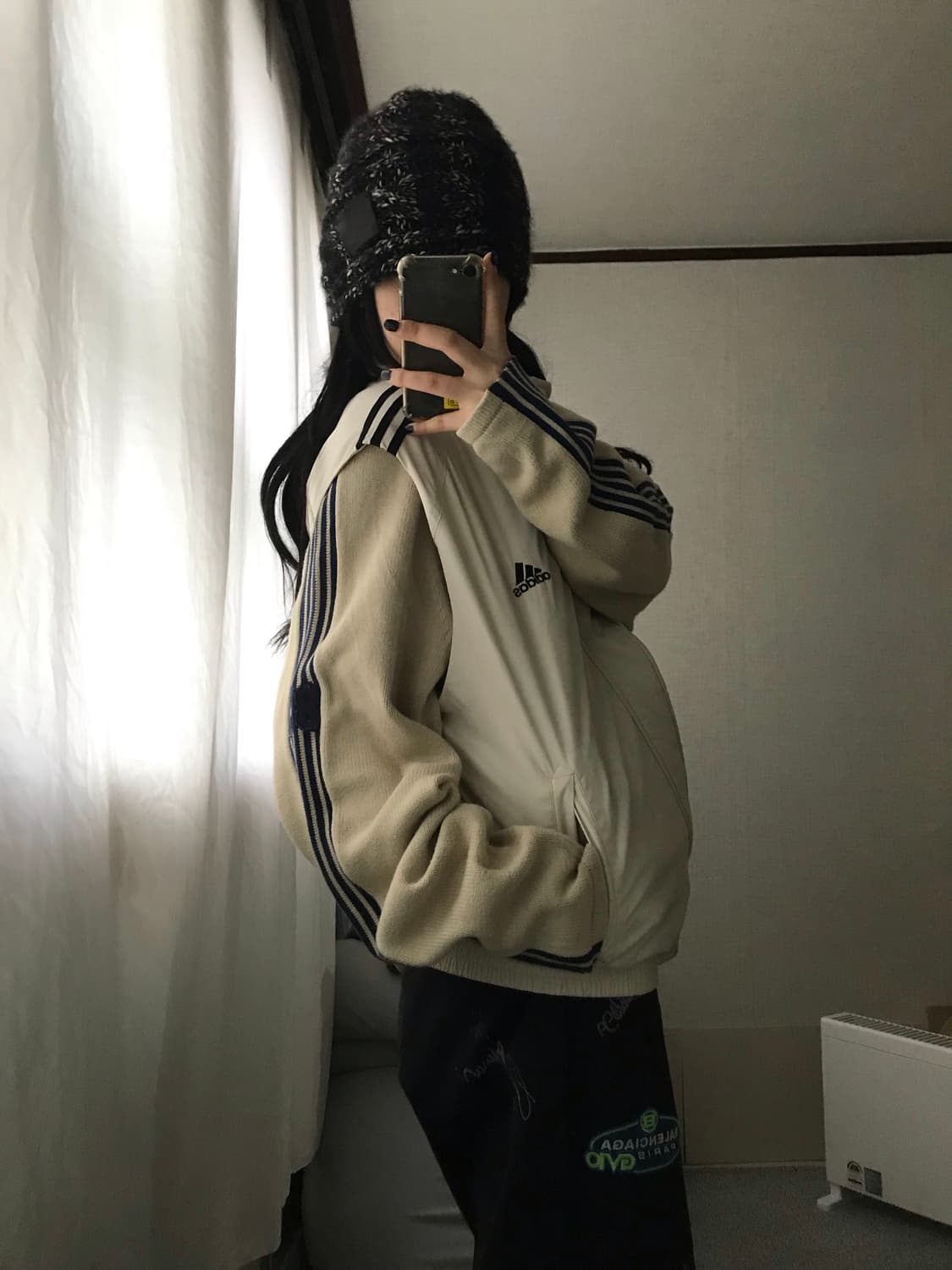 아디다스 00s 아이보리 조끼패딩 상품이미지2