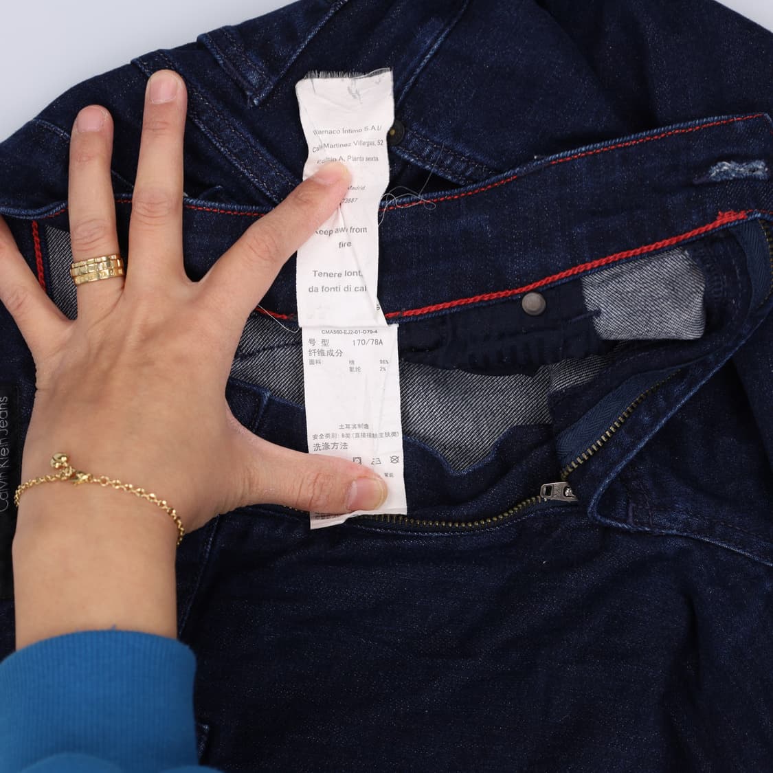 [W32 L34] 캘빈클라인 슬림핏 데님팬츠 0105H2 상품이미지6