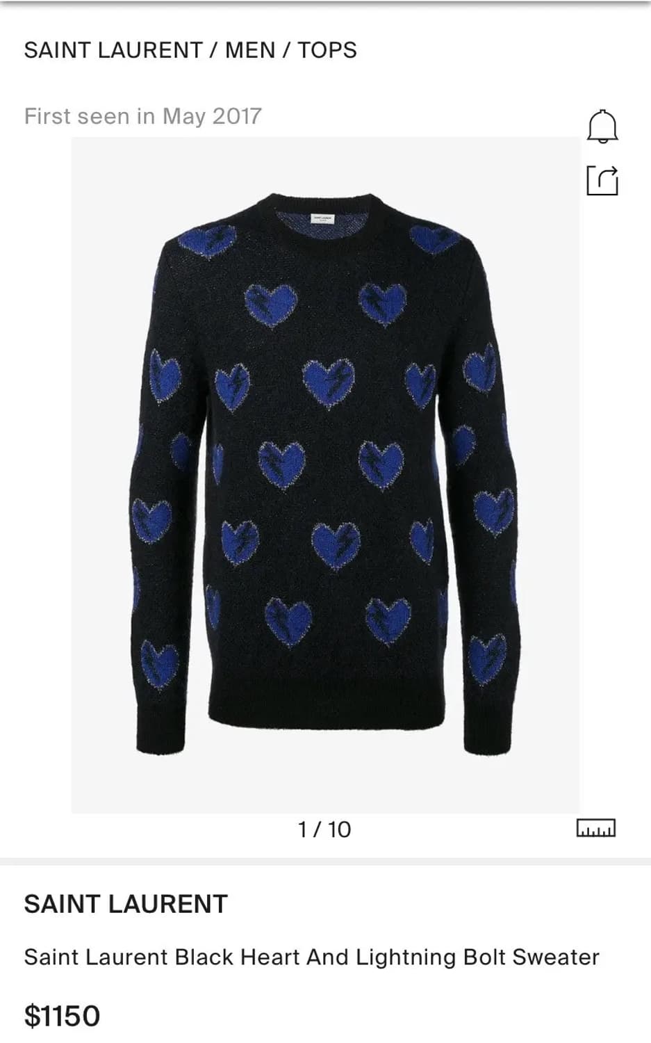 생로랑 에디슬리먼 라이트닝 니트 상품이미지3