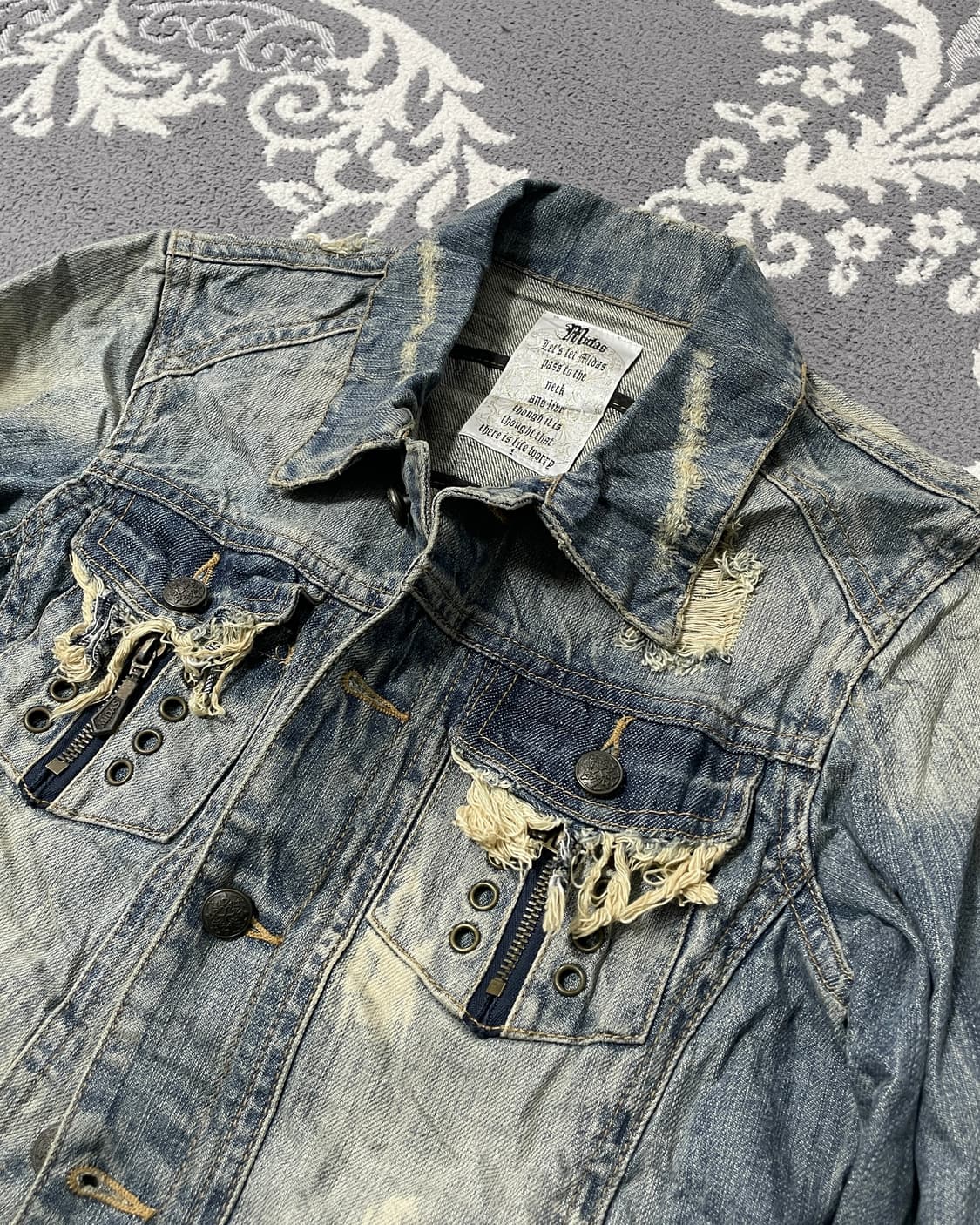 Midas Archive Rough Out Distressed Jk 상품이미지2