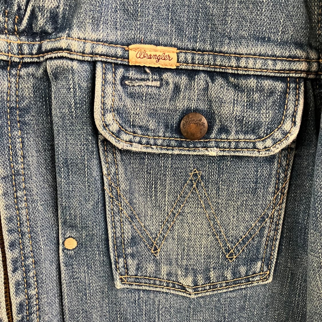Wrangler 랭글러 24mjz 라이트 워시 데님 자켓 M 상품이미지4