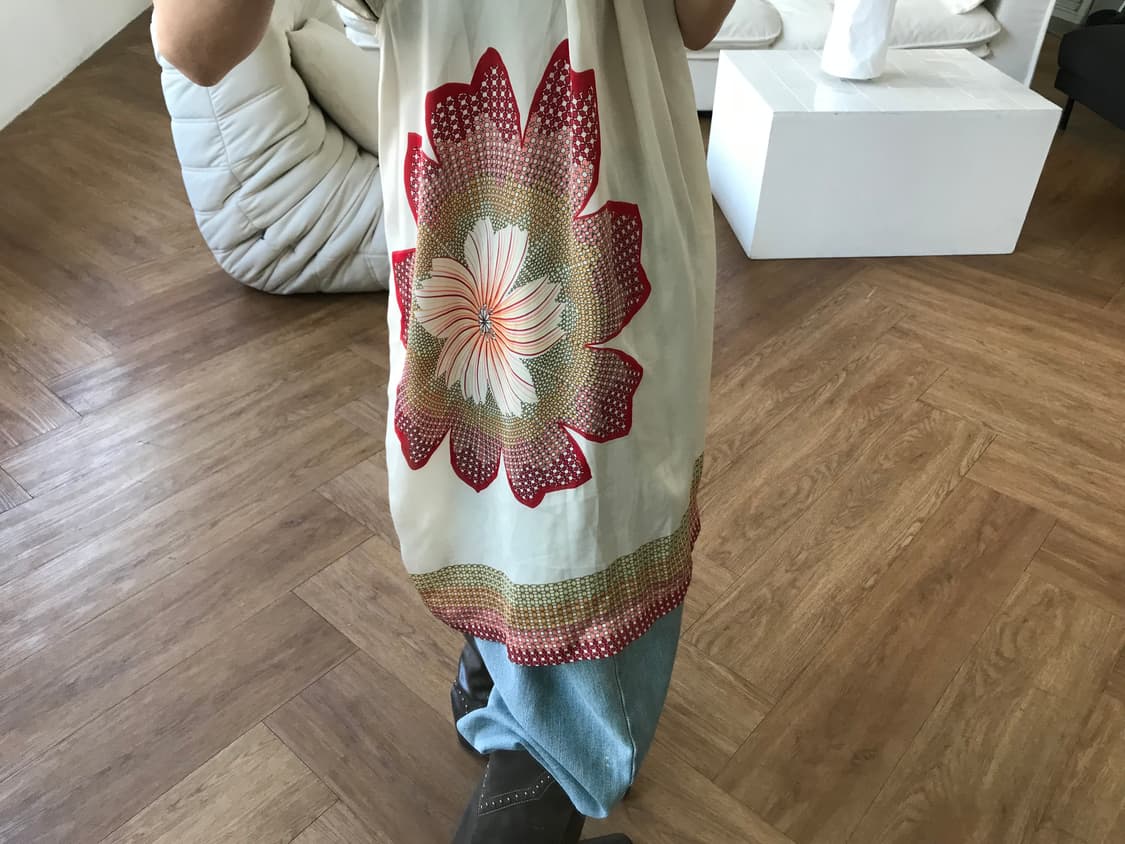 vintage flower pattern one-piece 상품이미지5