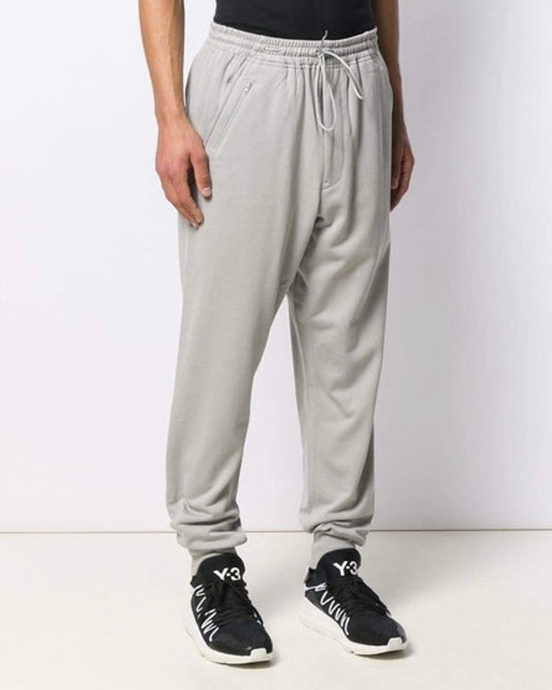 Y-3 와이쓰리 클래식 커프드 스웻 트랙 팬츠 그레이 L사이즈 상품이미지6