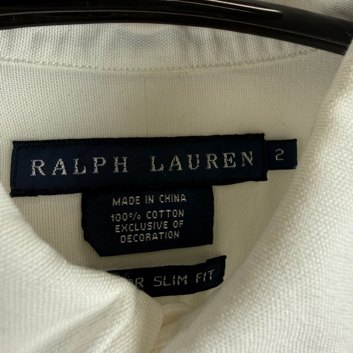 (무료배송)2) 랄프로렌 우먼스 슈퍼슬림핏 옥스포드 셔츠 화이트 상품이미지3