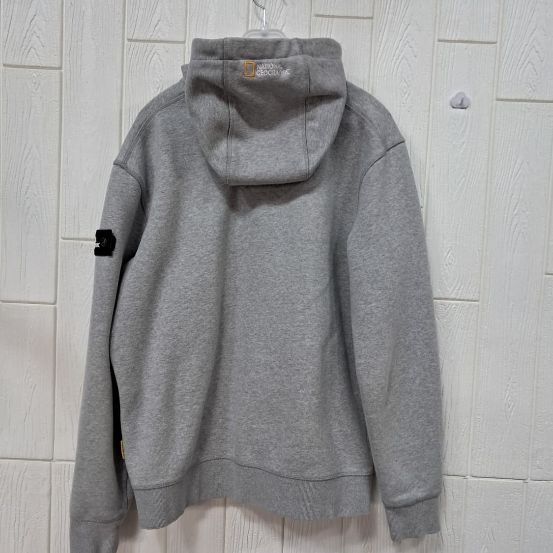 내셔널지오그래픽 후드집업 그레이 L 상품이미지2