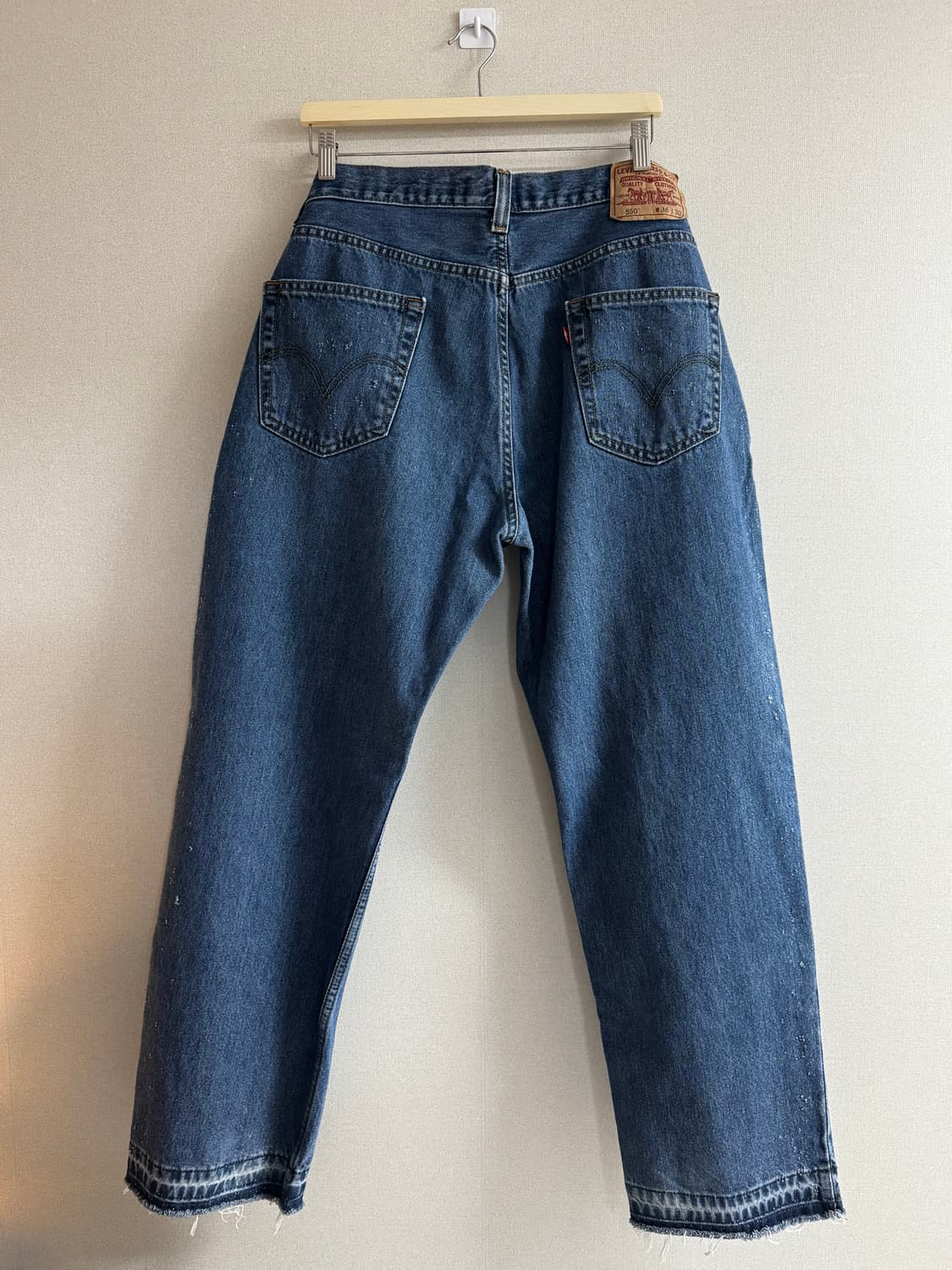 00s LEVIS 리바이스 중청 워싱 데님 청바지 34 상품이미지3