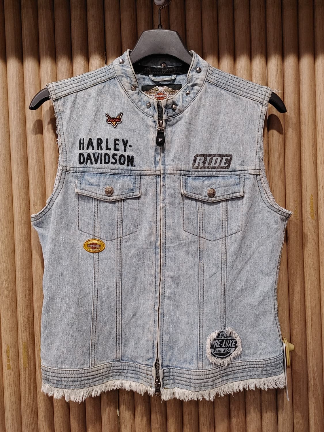 무배) 할리 데이비슨 데님 조끼 자켓 - S 상품이미지1