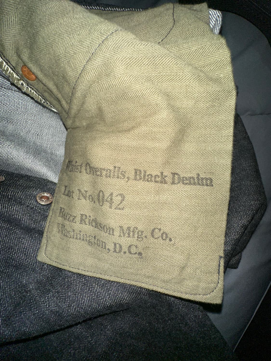 버즈릭슨 윌리엄깁슨 대전판 블랙데님  36 상품이미지5