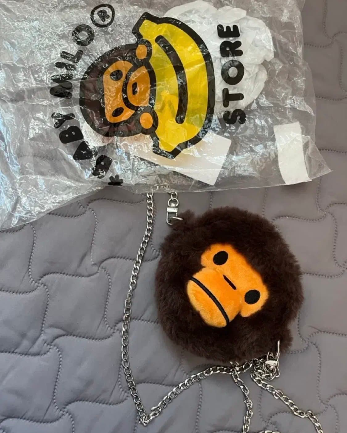 베이프 베이비마일로 퍼 크로스백 브라운 상품이미지1